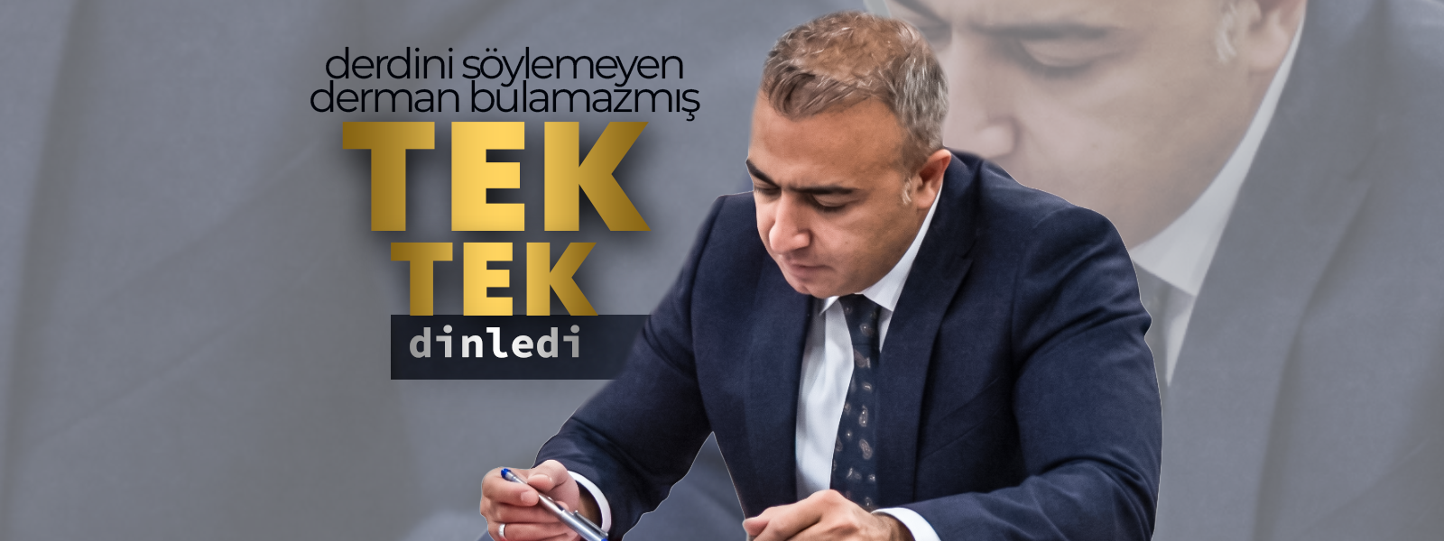 Vatandaşı Tek Tek Dinledi