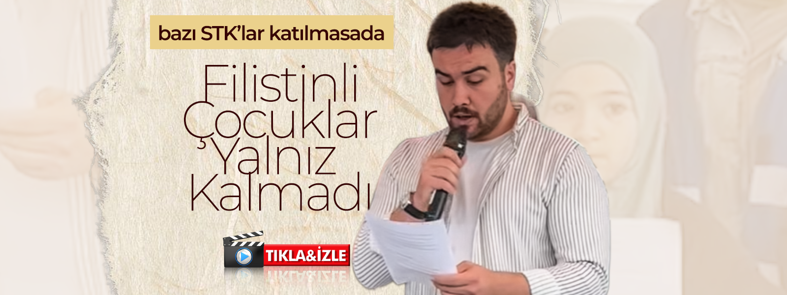 Filistinli Çocuklar Yalnız Değildir