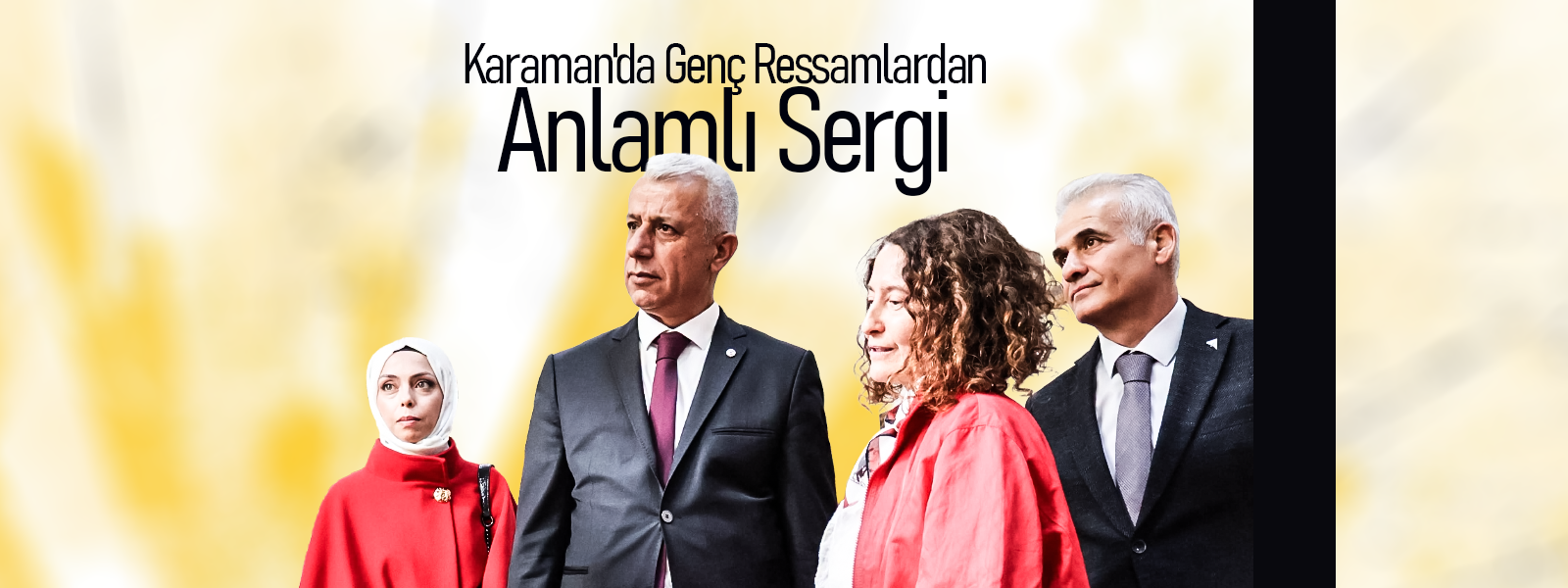 Karaman'da Genç Ressamlardan Anlamlı Sergi