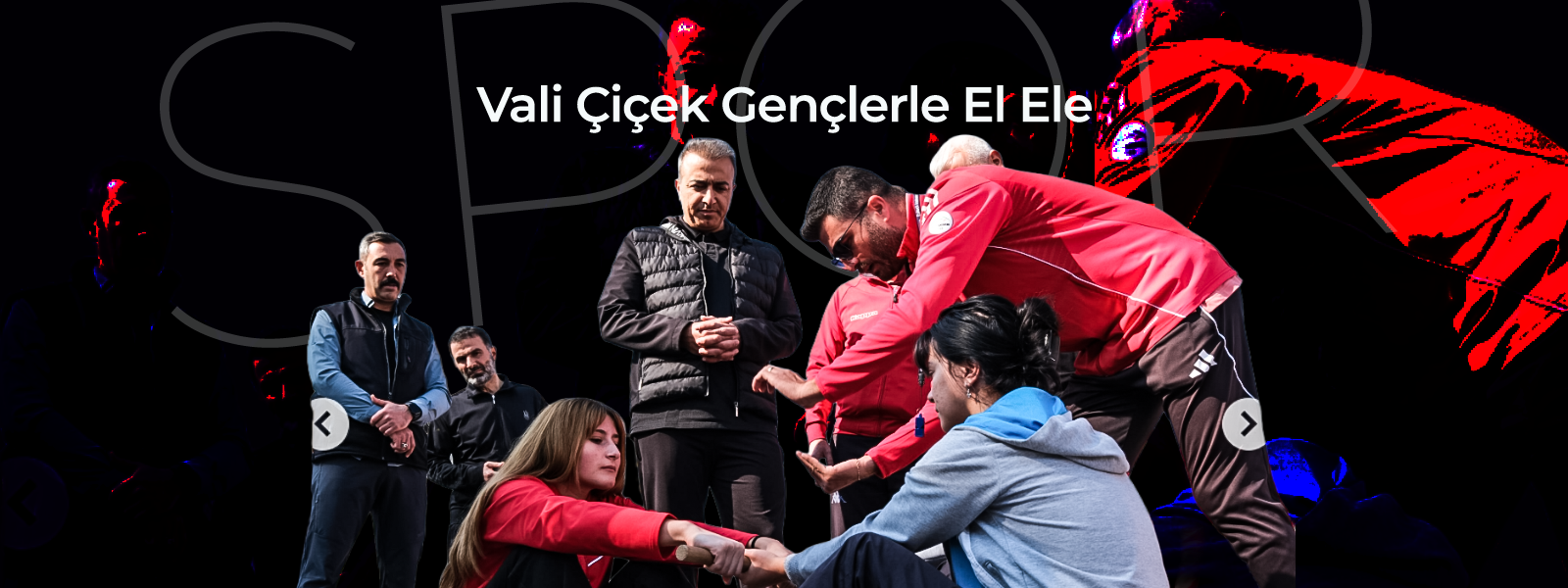Vali Çiçek Gençlerle El Ele
